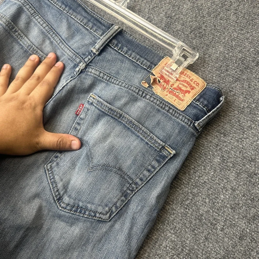 Levi's‎ 511 Jeans 32x32 Light Wash Denim Slim Straight Distressed Casual